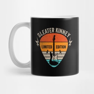 Vintage Sleater Name Guitar Pick Limited Edition Birthday Mug